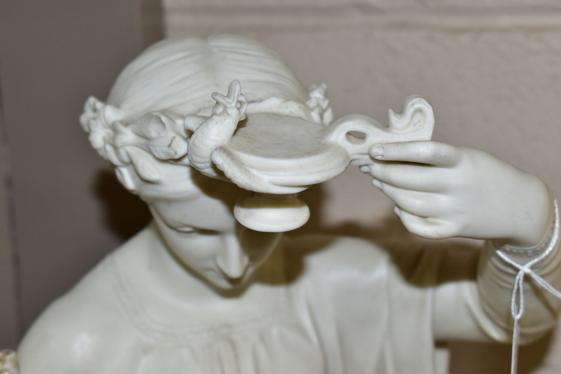 A COPELAND PARIAN WARE SCULPTURE OF SANTA FILOMENA, published by J.Durham S.C September 1865, - Image 9 of 11