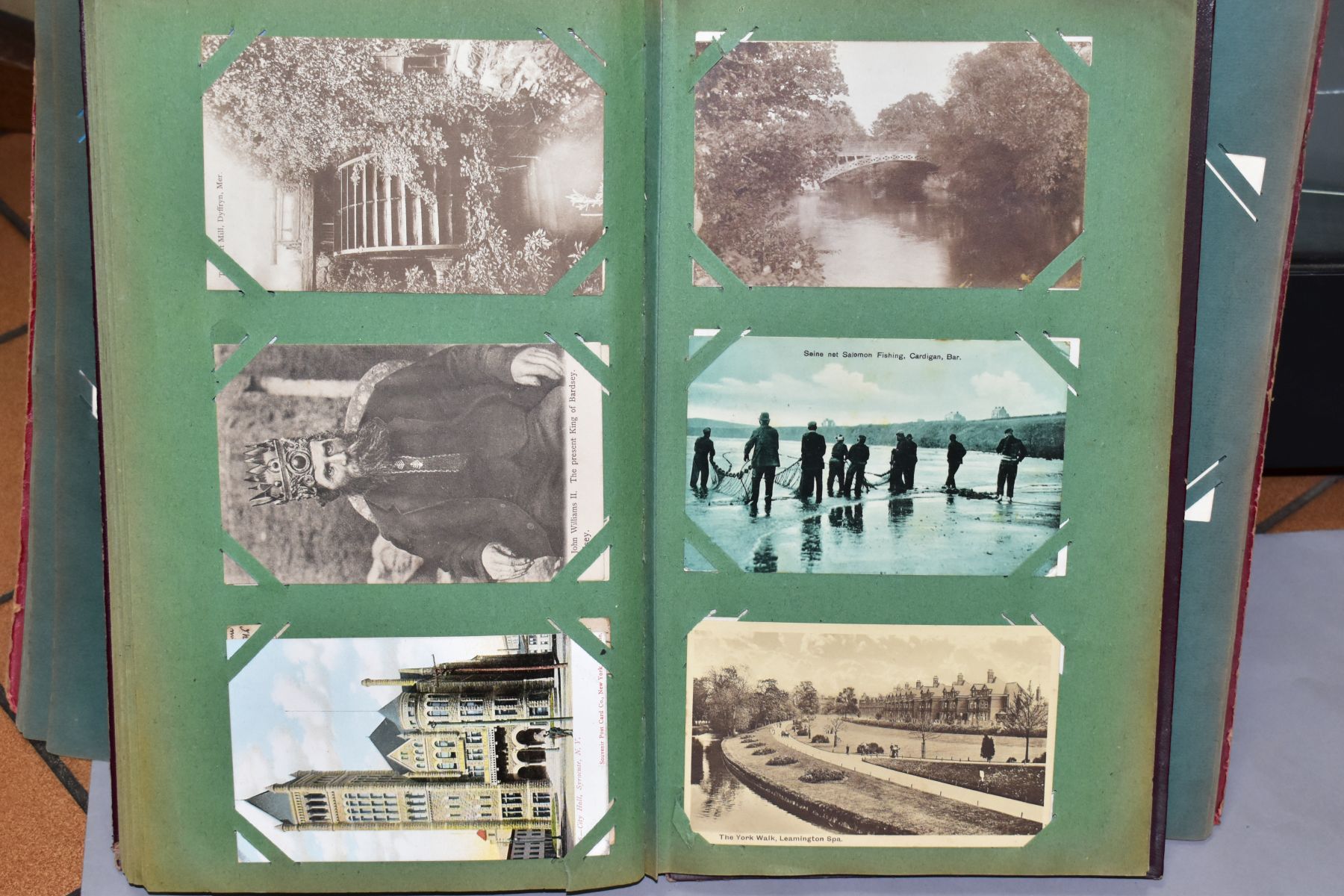 POSTCARDS, a collection of approximately 390 postcards in two albums featuring topographical scenes, - Image 15 of 15