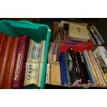 BOOKS & POSTCARDS, approximately sixty five titles in two boxes including The Art of Walt Disney,