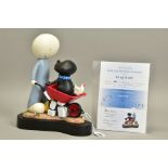 DOUG HYDE (BRITISH 1972) 'DAISY TRAIL' a limited edition cast porcelain sculpture of a boy and