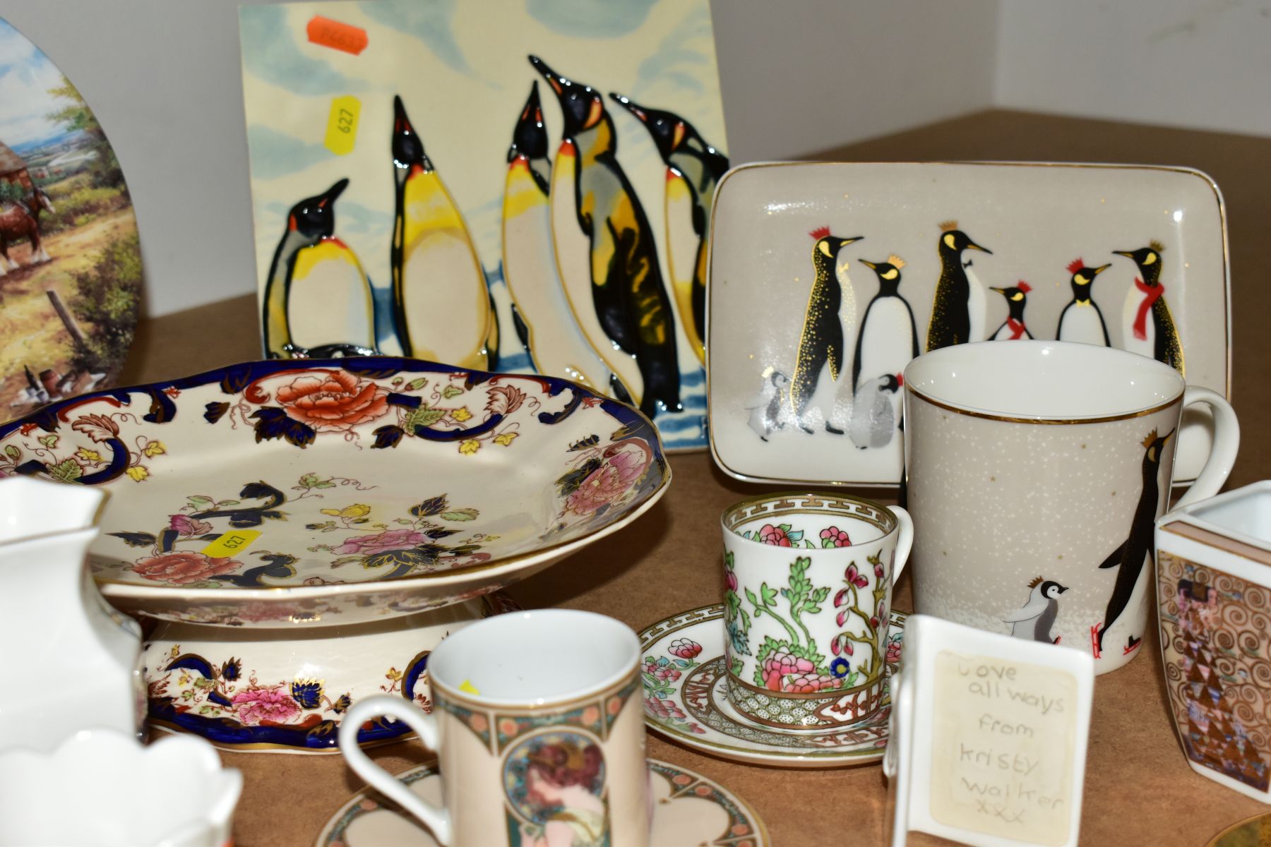 A GROUP OF CERAMIC GIFTWARE ETC, to include Aynsley Pembroke, Cottage Garden, Rennie Mackintosh, and - Image 5 of 6