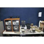 A SELECTION OF VINTAGE AND MODERN AUDIO EQUIPMENT including a CBS Arbiter Valve Amplifier Chassis,