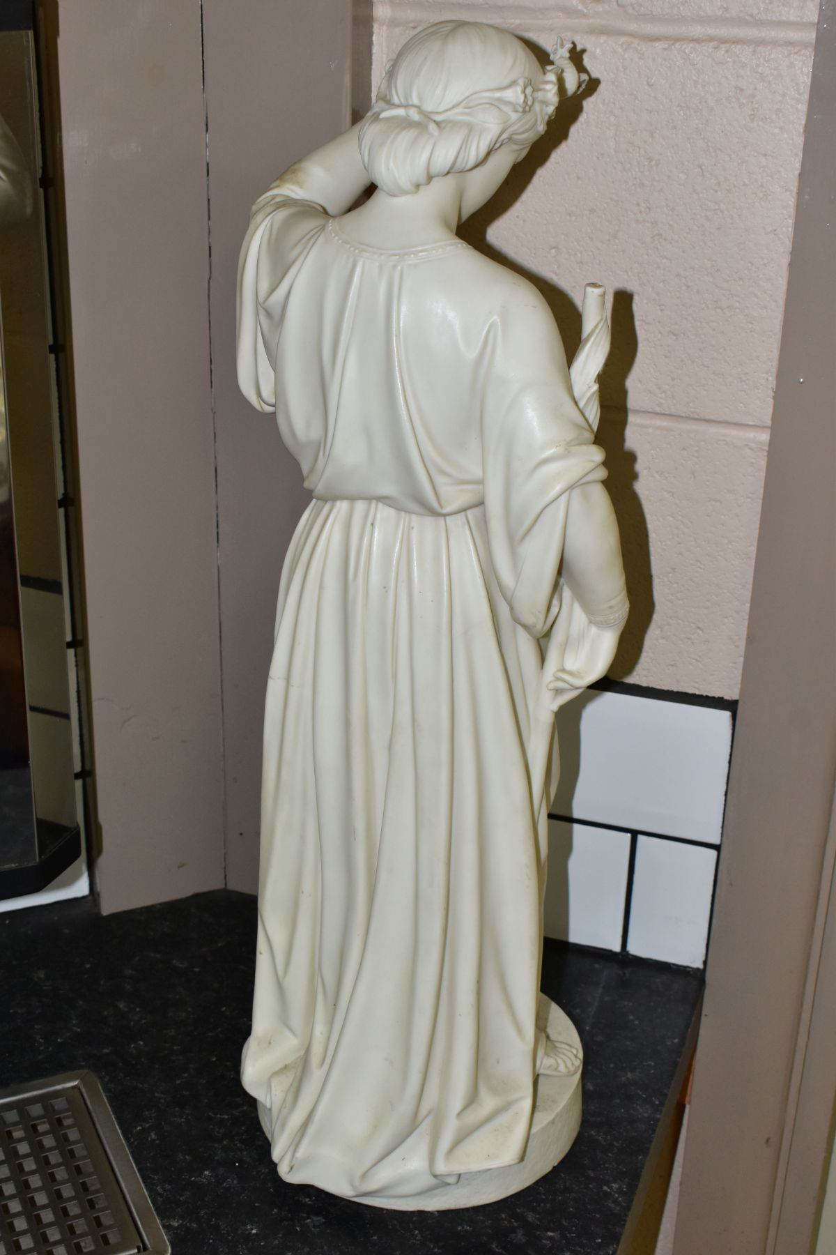 A COPELAND PARIAN WARE SCULPTURE OF SANTA FILOMENA, published by J.Durham S.C September 1865, - Image 7 of 11