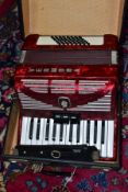 A CASED VERMONA ACCORDIAN, together with a Bush radio, Kodak camera No 2 Hawkeye Model C, a boxed