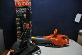 A FLYMO SCIROCCO 3000W GARDEN VAC (PAT pass and working)