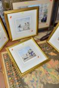 FOUR JAMES TYTLER SIGNED LIMITED EDITION PRINTS, depicting nostalgic beach scenes of children