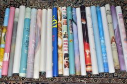 A BOX OF MODERN FILM POSTERS, rolled, some with torn edges, list available on request