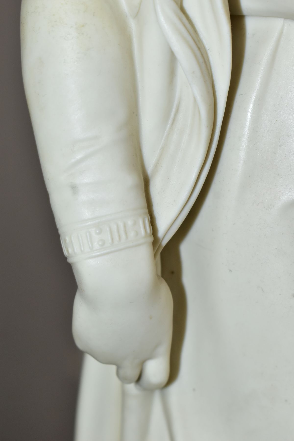 A COPELAND PARIAN WARE SCULPTURE OF SANTA FILOMENA, published by J.Durham S.C September 1865, - Image 10 of 11