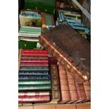 BOOKS, approximately sixty five titles in three boxes to include 6 vols. of Harmsworth's Household