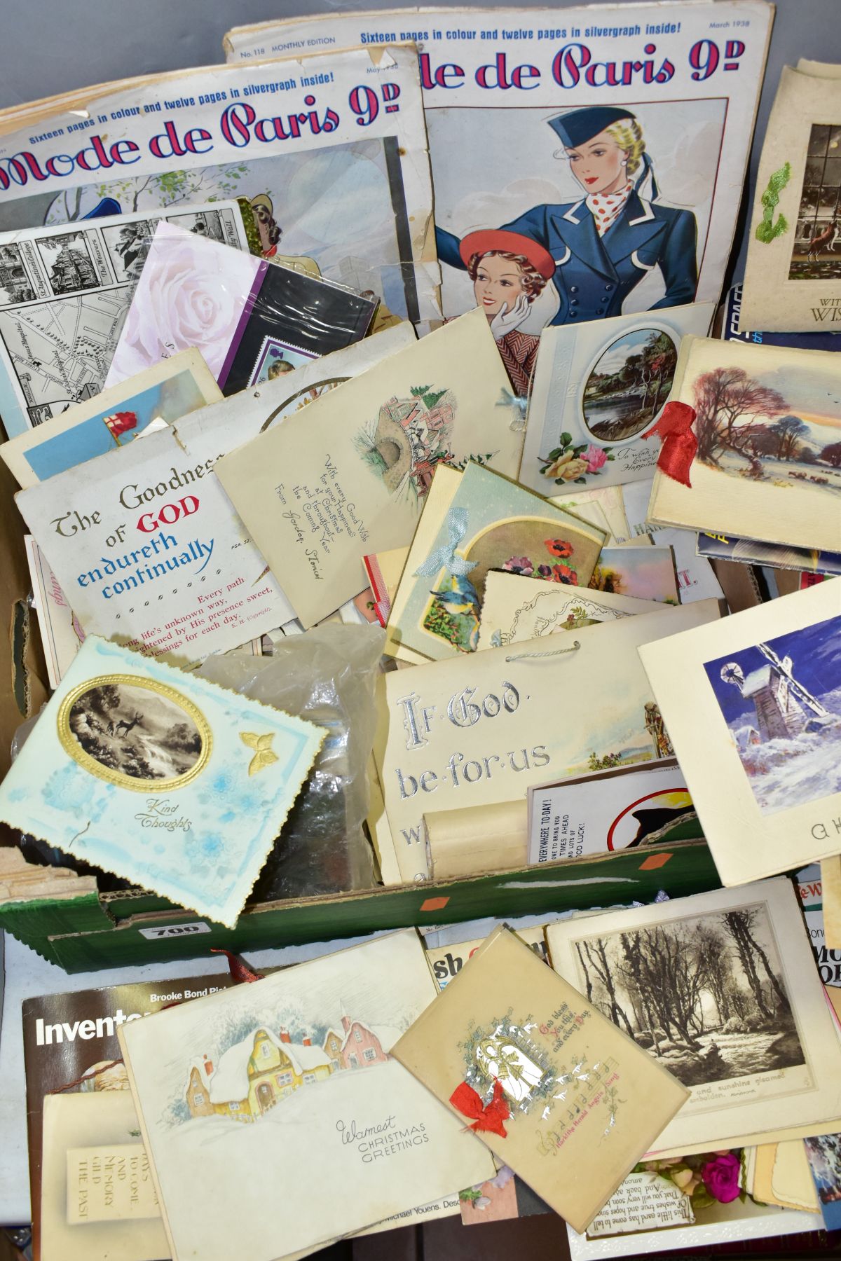PAPER EPHEMERA, a collection of postcards, cigarette cards and modern stamps - Image 3 of 3