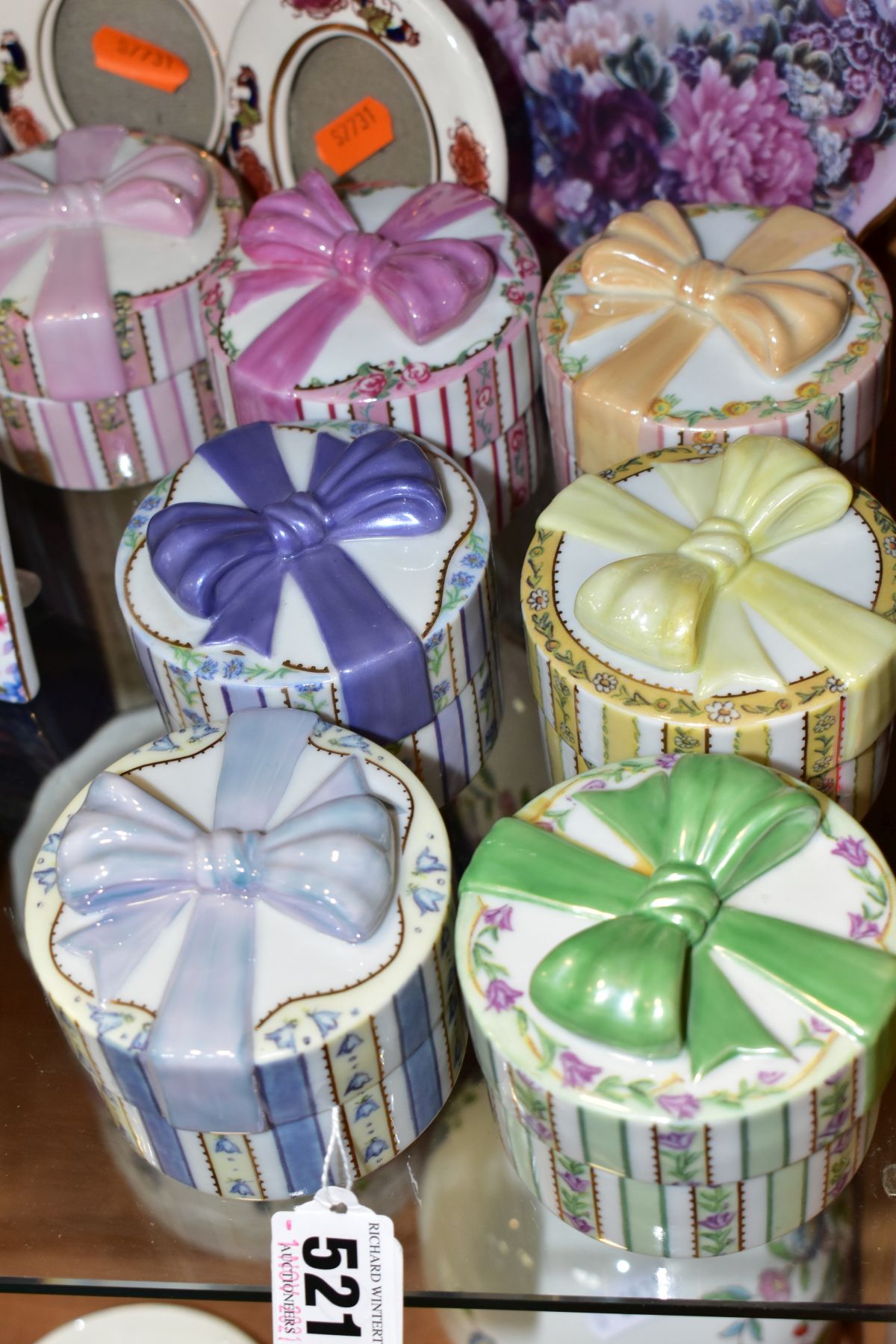 A SET OF SEVEN 'A MOTHER'S LOVE' MUSIC BOX COLLECTION PORCELAIN BOXES, together with eleven other - Image 2 of 13