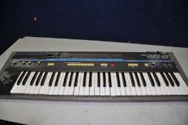 A KORG POLY 61 VINTAGE ANALOGUE POLYPHONIC SYNTHESIZER (PAT pass and powers up but no audio output