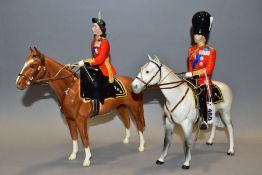 A BESWICK H.R.H DUKE OF EDINBURGH ON 'ALAMEIN' TROOPING THE COLOUR 1957, model no 1588, and H.M