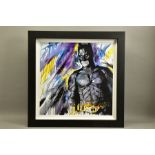 JEN ALLEN (BRITISH CONTEMPORARY) 'SILENT GUARDIAN', a signed limited edition print of Batman 12/195,