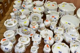 A COLLECTION OF AYNSLEY COTTAGE GARDEN CERAMICS, to include planters, various sized jugs, vases,
