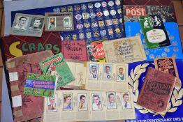 SPORTING EPHEMERA, three scrapbooks featuring newspaper cuttings from the 1946 FA Cup Final, Derby