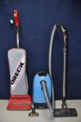 A MIELE S381 1800 WATT vacuum cleaner and an Oreck commercial XL (Both PAT pass and working) (2)