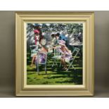 SHERREE VALENTINE DAINES (BRITISH 1959) 'CHAMPAGNE IN THE SHADOWS' a signed limited edition print,