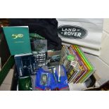 A QUANTITY OF ASSORTED LAND ROVER RELATED BOOKS AND EPHEMERA, to include unused main dealer