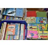 CHILDRENS BOOKS, approximately 130-140 titles in three boxes to include seventy Enid Blyton