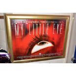 A FRAMED FILM POSTER, ETC, 'My Little Eye' starring Sean CW Johnson and Laura Lemche, visible size