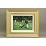 SHERREE VALENTINE DAINES (BRITISH 1959) 'PERFECT MATCH', a signed limited edition print of a tennis