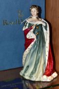 A BOXED ROYAL DOULTON LIMITED EDITION FIGURE QUEENS OF THE REALMS 'QUEEN ANNE' HN3141, no 4801/5000,