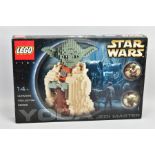 A BOXED LEGO STAR WARS YODA JEDI MASTER No 7194, in used condition, with instruction manual, box