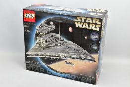 A BOXED LEGO STAR WARS 10030 ULTIMATE COLLECTORS SERIES IMPERIAL STAR DESTROYER, in used