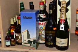 WINE, SPIRITS & BEER, A Collection including two bottles of MOET & CHANDON Brut Imperial, three