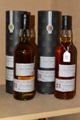 SINGLE MALT, two bottles of Single Malt Scotch Whisky from the A.D. Rattray Cask Collection,