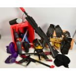 A CONSIDERABLE QUANTITY OF 'PAINT BALL' EQUIPMENT, consisting of large number of paint balls, two