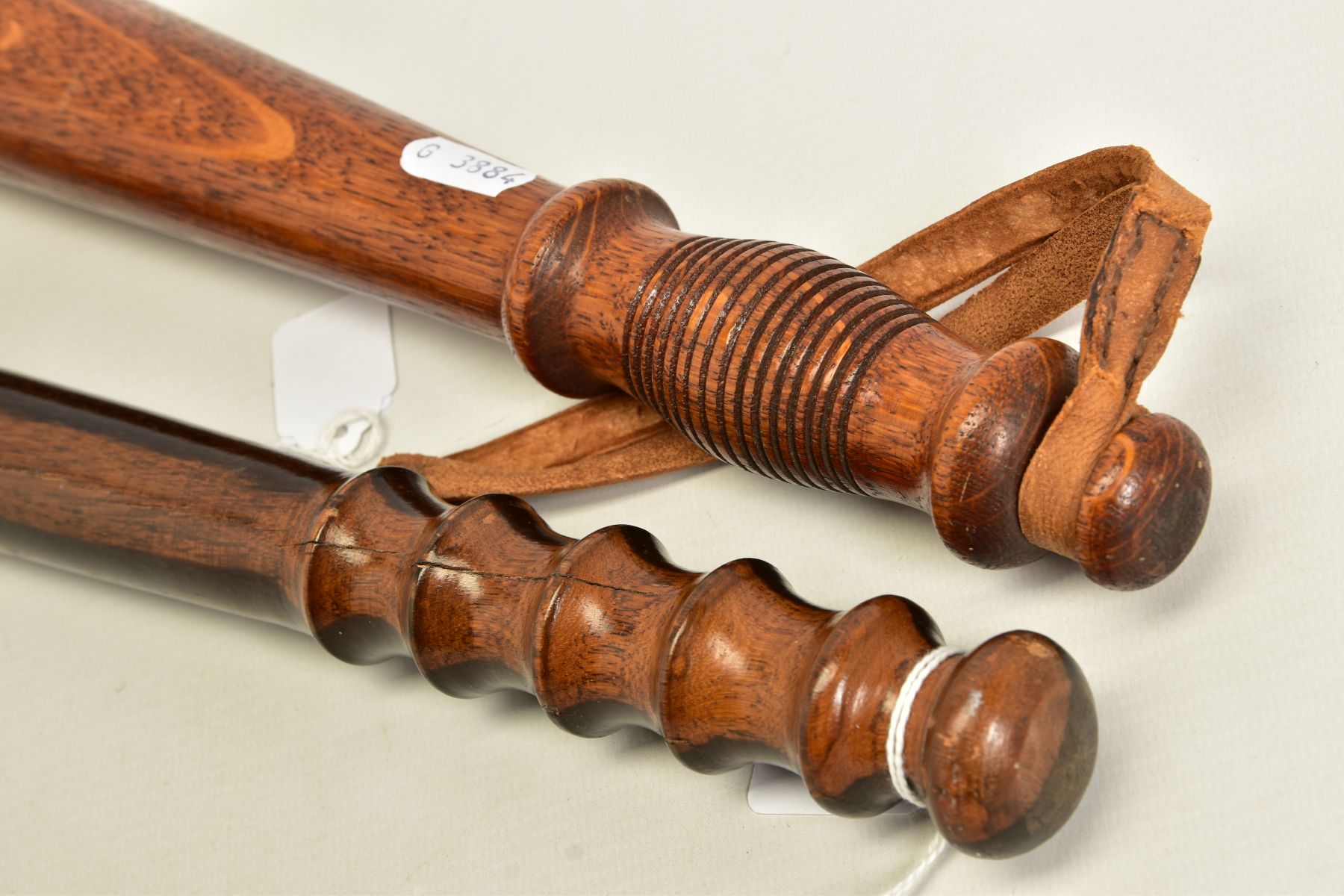 TWO POLICE TRUNCHEONS, (2) - Image 4 of 4