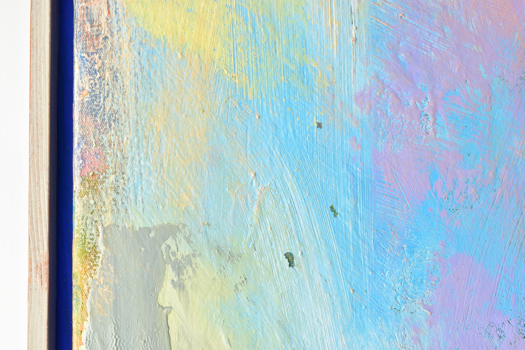 DAVID PRENTICE (1936-2014), 'Native Air', a colourful abstract landscape, signed, titled and dated - Image 6 of 11
