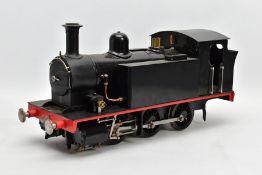 A HANDBUILT 1/8 SCALE 3.5 INCH (89mm) GAUGE LIVE STEAM MODEL OF AN 0-6-0 TANK LOCOMOTIVE, not