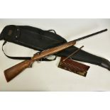 A 12 BORE 2 3/4'' CHAMBERED BOLT ACTION STEVENS MODEL 58D SHOTGUN BY THE SAVAGE