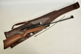 A .22'' A.S.I RANGE MASTER AIR RIFLE, serial number 172884, made in Spain by El Gamo, fitted with