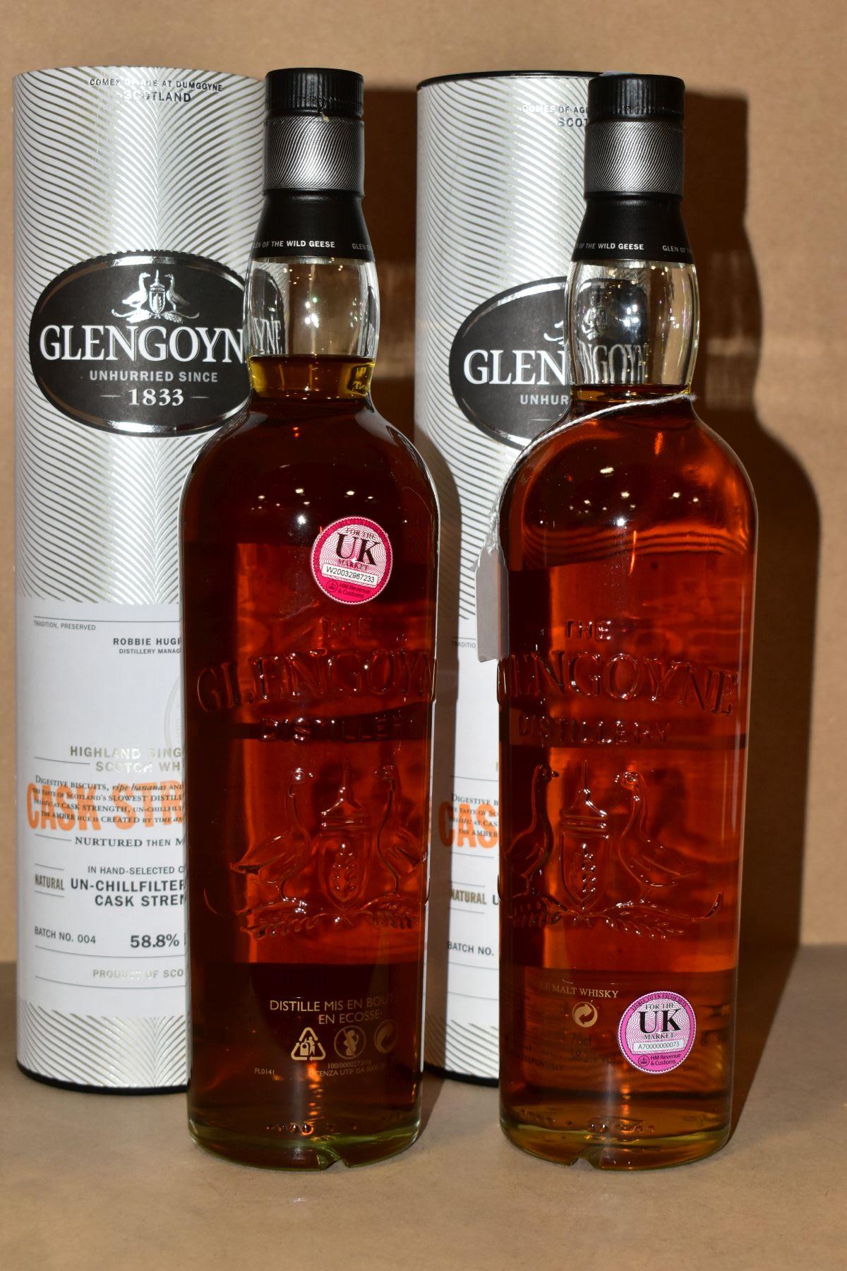 SINGLE MALT, two bottles of Glengoyne Cask Strength Single Malt Scotch Whisky, batch 003, 58.2% vol. - Image 3 of 3