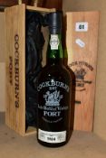 PORT, one bottle of Cockburn's LBV 1984, boxed