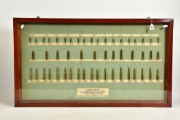 A UNIQUE CARTRIDGE DISPLAY BOARD WHICH WAS ONCE HOUSED IN THE BOARD ROOM OF I.C.I. WITTON,