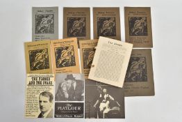 ABBEY THEATRE (DUBLIN) ARCHIVE, programmes and five issues of The Arrow, edited by W.B. Yeats, the