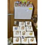 A COLLECTION OF TWENTY ONE ROYAL CROWN CHINA THIMBLES, including a selection from The Historical