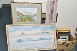 PICTURES AND PRINTS, ETC, to include a Victor Cirefice (British 1949) watercolour of the Scottish