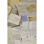INDENTURES, approximately 100 Legal Documents dating from 1837 - 1893 to include conveyances,