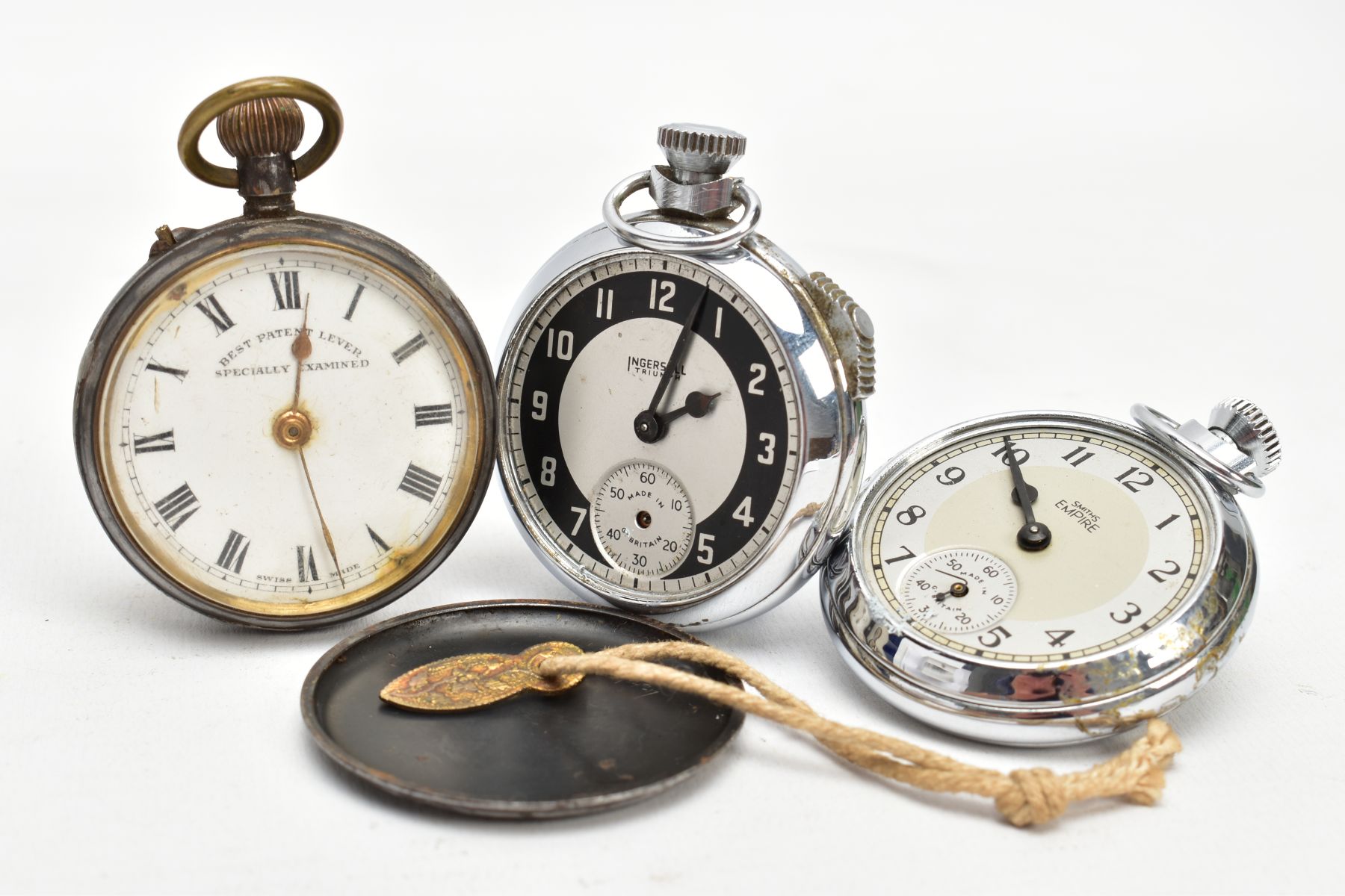 SIX POCKET WATCHES, to include five open face examples and one full hunter, one in a case, including - Image 8 of 8