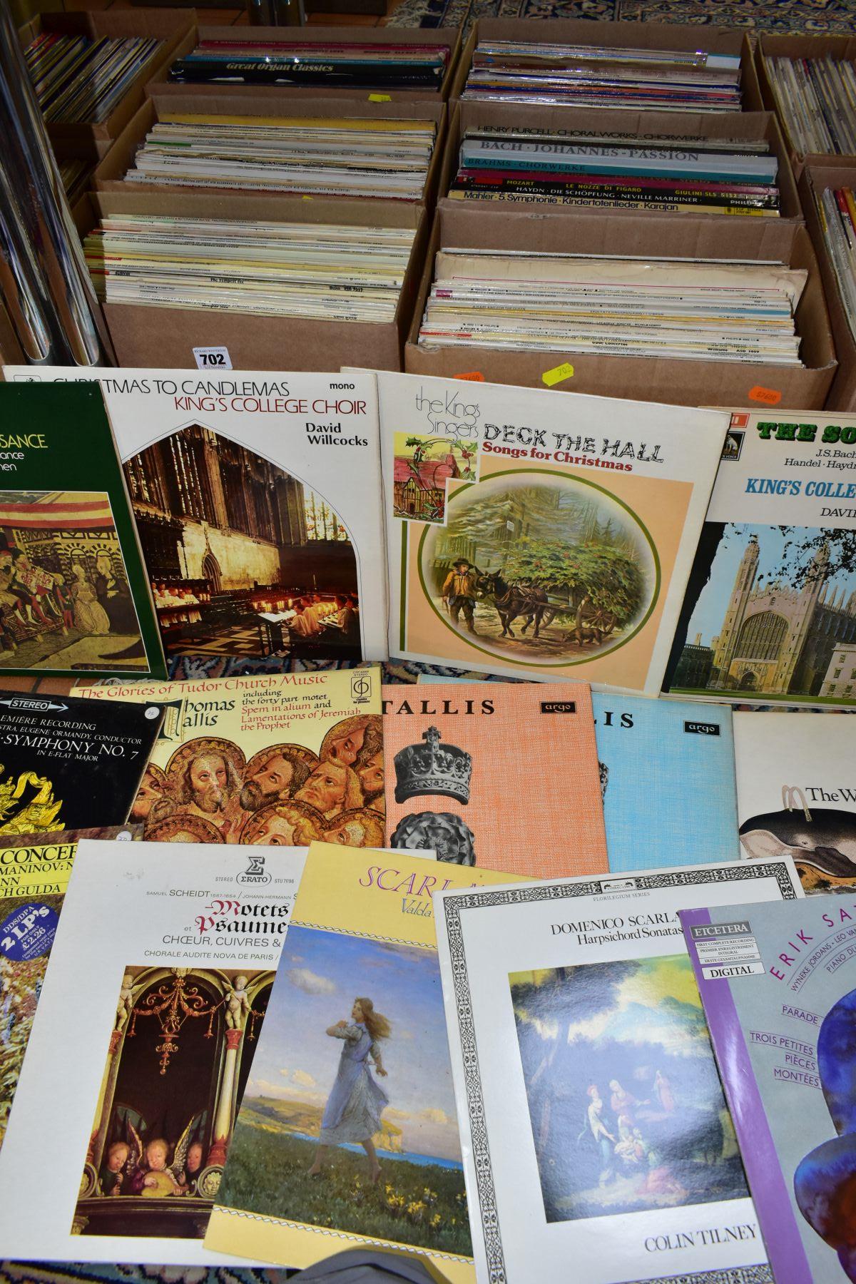 TEN BOXES OF LP RECORDS, to include 400+ LPs, mainly classical music, composers include Henry