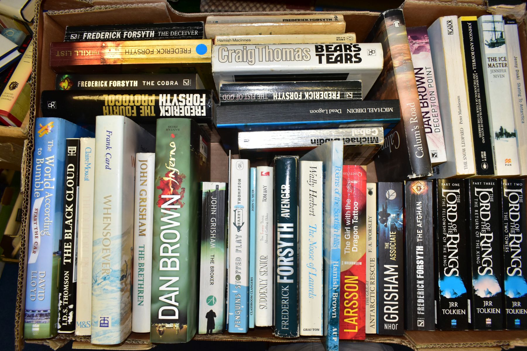 BOOKS, approximately 200 hardback and paperback titles in eight boxes comprising contemporary - Image 5 of 10