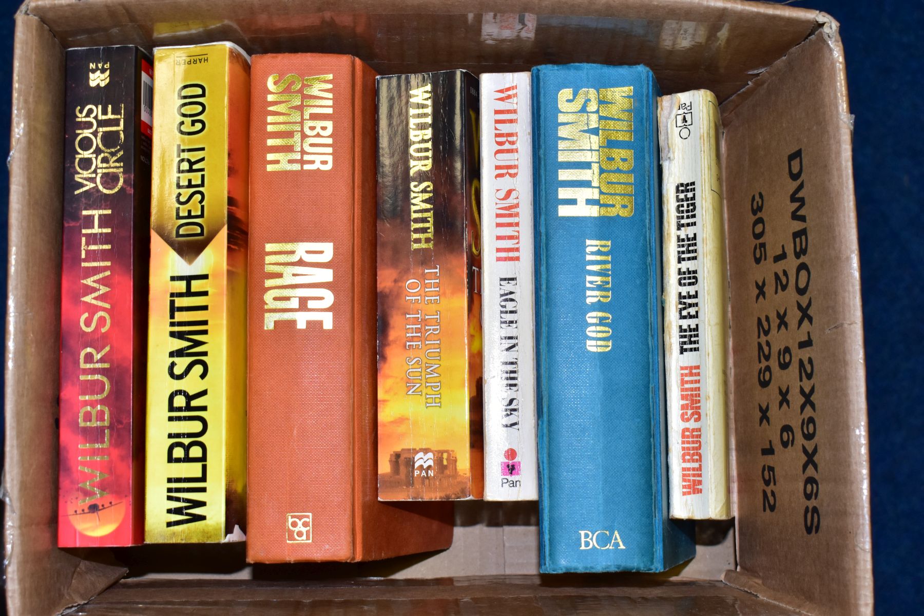 BOOKS, approximately 200 hardback and paperback titles in eight boxes comprising contemporary - Image 8 of 10