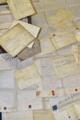 INDENTURES, approximately forty - fifty legal documents dating from 1804 - 1805 to include