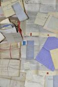 INDETURES, over one hundred legal documents dating from the Victorian era, to include conveyances,